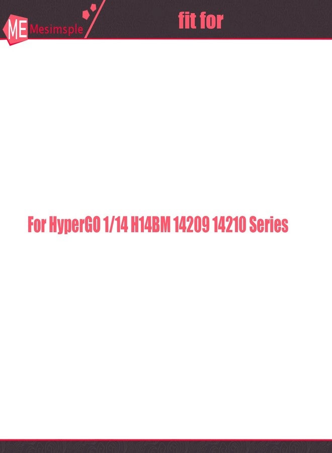 Mesimsple Carbon Fiber Adjustable Wheelie Bar for 1/14 H14BM 14209 14210 Series Upgrade Parts Red - Image 3